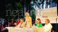 Καρυστιανού σε εκδήλωση για τα Τέμπη: «Δεν ήξερα πως της κληρονόμησα κυβερνώντες που ήταν σε θέση να την κάψουν ζωντανή»