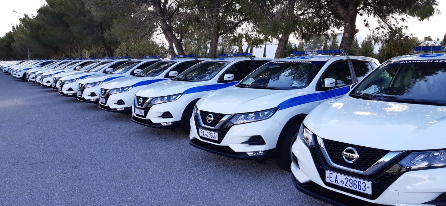 Τα 120 νέα Nissan Qashqai της Ελληνικής Αστυνομίας παραταγμένα και... στοιχισμένα