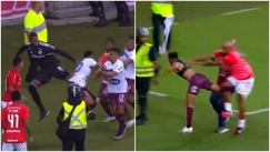 Απίθανο ξύλο μεταξύ παικτών και εισβολή οπαδών στο ματς της Ιντερνασιονάλ του Μολέντο