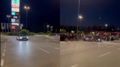 Σοκαριστικό ατύχημα σε παράνομους αγώνες στη Κροατία: Έπεσε πάνω στο πλήθος με το πόδι πατημένο στο γκάζι (vid)