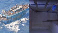 Εικόνες μέσα από το αμπάρι αλιευτικού σκάφους: «Είναι αποπνικτική η ατμόσφαιρα» (vid)