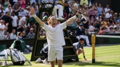 Ο Αντρέι Ρούμπλεφ στα προημιτελικά του Wimbledon