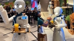 Το εστιατόριο του μέλλοντος βρίσκεται στο Τόκιο: Οι σερβιτόροι είναι ρομπότ (vid)