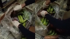 Βίντεο ντοκουμέντο από τη στιγμή της κατάσχεσης 91,5 κιλών κοκαΐνης σε κοντέινερ με μπανάνες στον Πειραιά (vid)