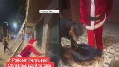 Αστυνομικός ντύθηκε Άγιος Βασίλης και συνέλαβε διακινητές ναρκωτικών (vid)