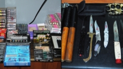 Συνελήφθη 22χρονος στις Σέρρες με «οπλοστάσιο»: Ρόπαλα, αλυσίδες, μαχαίρια και πάνω από 2000 κροτίδες
