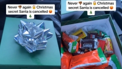 Το Secret Santa έγινε εφιάλτης για εργαζόμενο: Το δώρο του έκρυβε σοκολατάκια και καραμέλες (vid)
