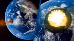 Ανησυχητική προσομοίωση δείχνει τι θα συνέβαινε εάν μετεωρίτης του μισού μεγέθους του Πλούτωνα χτυπούσε τη Γη (vid)