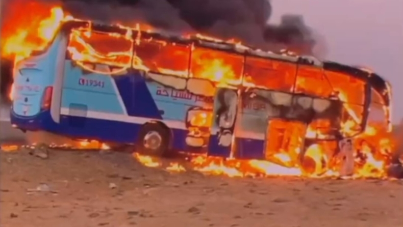 Δύο νεκροί και 43 τραυματίες από ανατροπή λεωφορείου στη χερσόνησο του Σινά