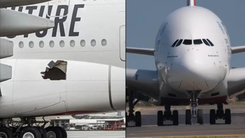 Αεροπλάνο της Emirates πετούσε για 14 ώρες με τρύπα στο πλάι: Δυνατός κρότος θορύβησε τους επιβάτες 