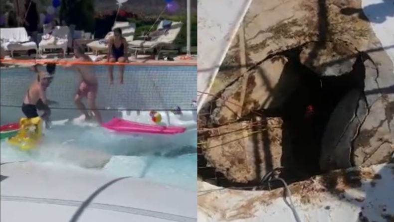 Αδιανόητη τραγωδία στο Ισραήλ: Άνοιξε καταβόθρα σε γεμάτη κόσμο πισίνα και «ρούφηξε» έναν άντρα (vids)