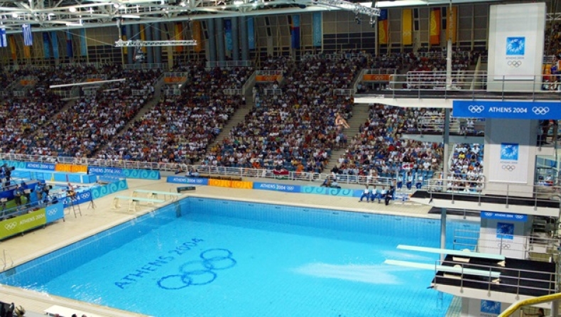 To καταδυτήριο του ΟΑΚΑ στους Ολυμπιακούς Αγώνες του 2004