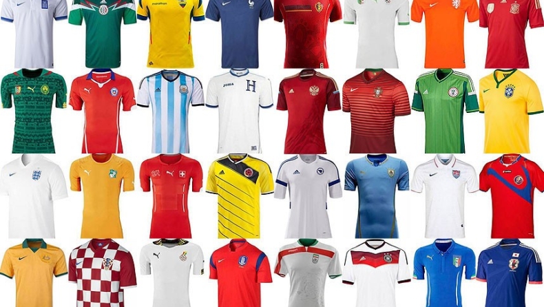 Όλες οι φανέλες του Mundial 2014 (pics)
