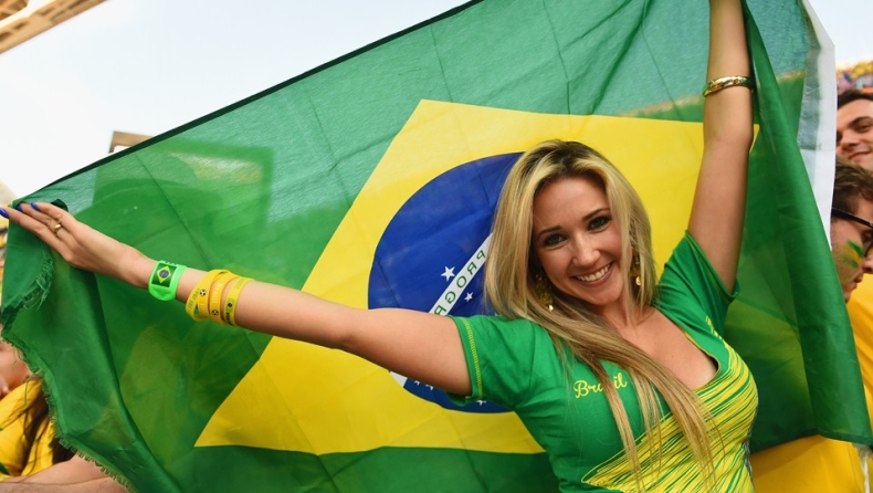 Μαγεία η Βραζιλία και στην κερκίδα (pics)