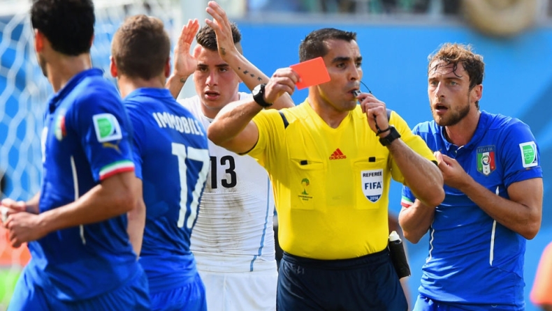 Ιταλία - Ουρουγουάη 0-1 (Μουντιάλ 2014)