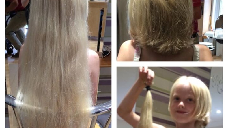 Εξάχρονη χάρισε τα μαλλιά της σε παιδιά με καρκίνο