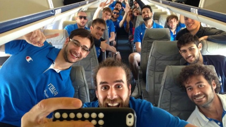 Selfies πριν τα νέα φιλικά η Ιταλία (pics)