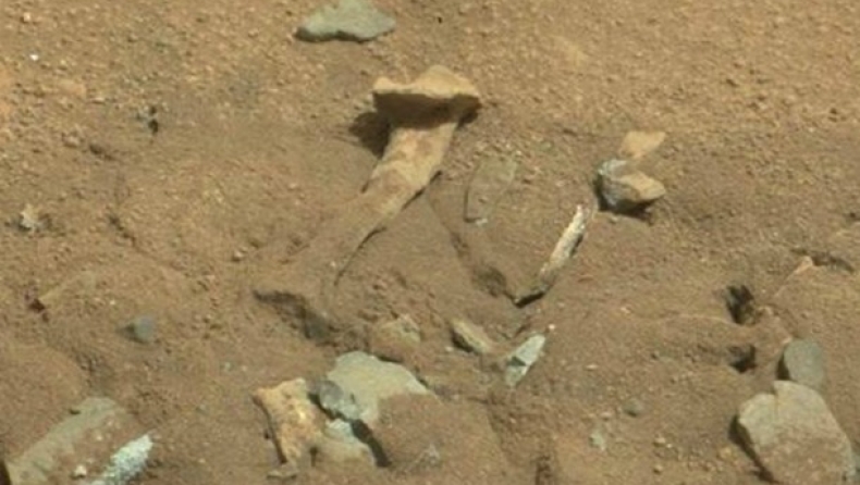 Curiosity: Βρήκε οστά εξωγήινου στον Άρη; (pic)