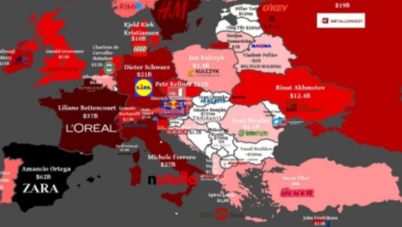 Αυτοί είναι οι πλουσιότεροι της Ευρώπης (pic)
