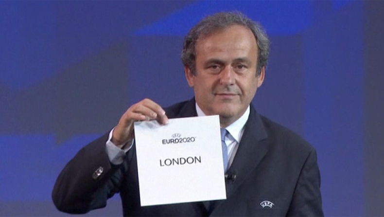 Euro 2020: Ο Πλατινί βγάζει... Λονδίνο! (Vid)