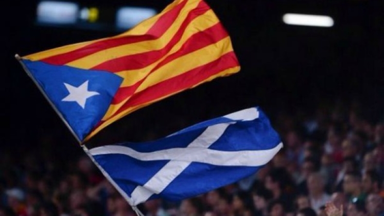 Η σημαία της Σκωτίας στο «Καμπ Νου» (vid)