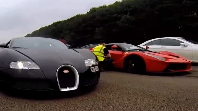 Ferrari LaFerrari vs Bugatti Veyron (video)