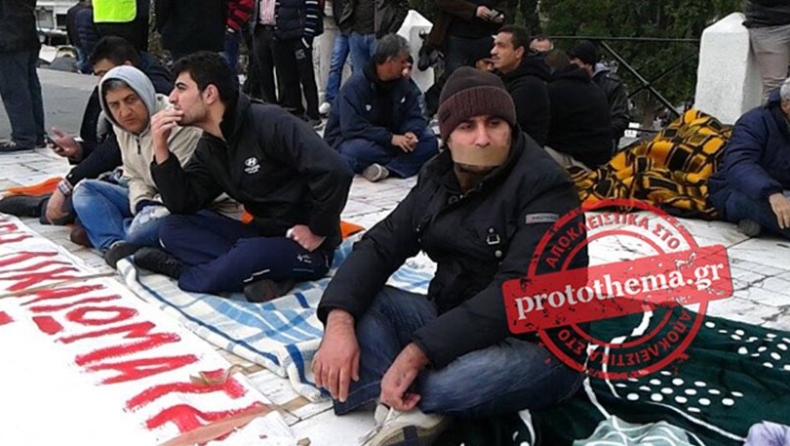 Στον Ευαγγελισμό εννέα από τους Σύρους απεργούς πείνας