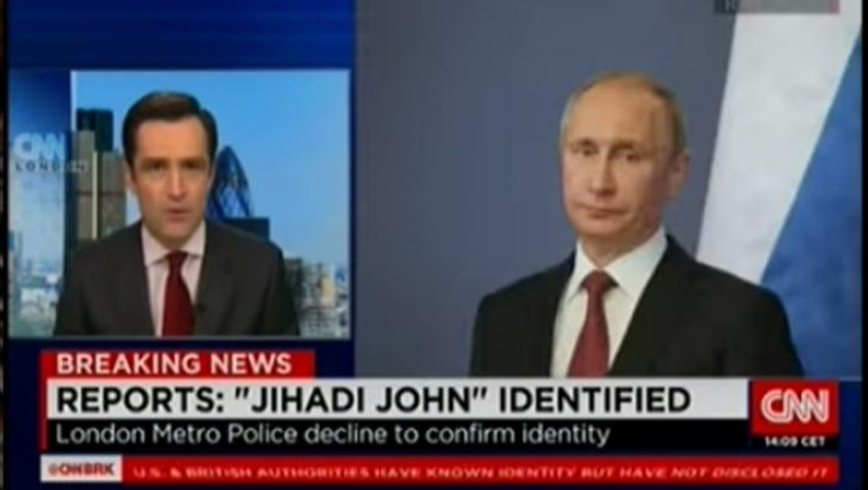 Απίστευτη γκάφα του CNN: Μπέρδεψε τον Πούτιν με τον «Τζιχαντιστή Τζον» (vid)