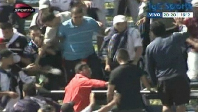 Πυροβολισμοί σε γήπεδο της Αργεντινής! (vid)