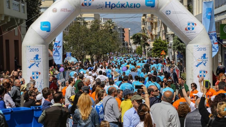 Ρεκόρ συμμετοχών στο Run Greece Ηρακλείου