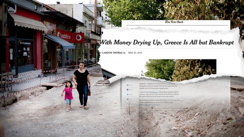 NYT: Στην ουσία η Ελλάδα έχει ήδη χρεοκοπήσει