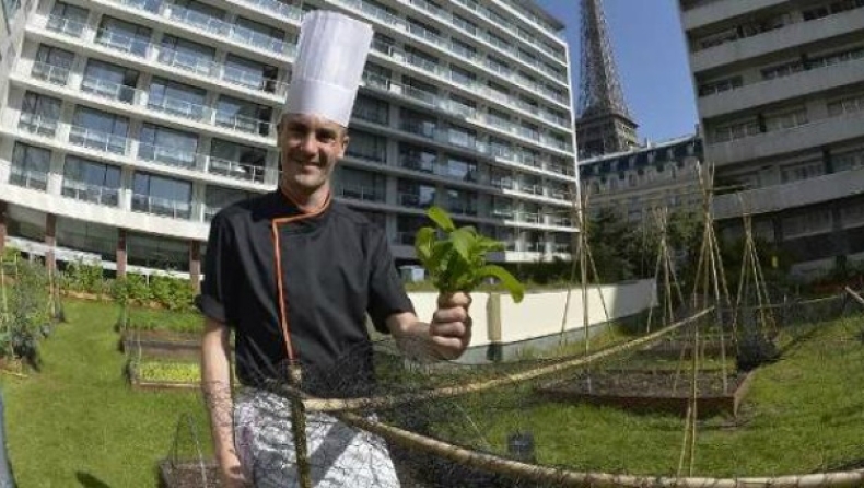 Οι Παριζιάνοι σεφ βρίσκουν τα υλικά τους στις ταράτσες (pics)