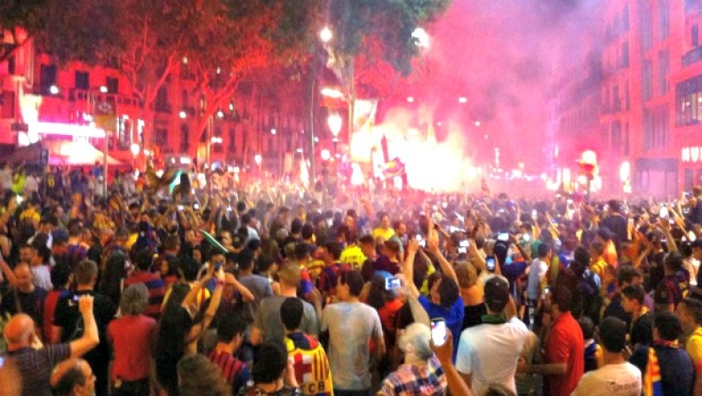 Χαμός στη Βαρκελώνη! (pics & vids)