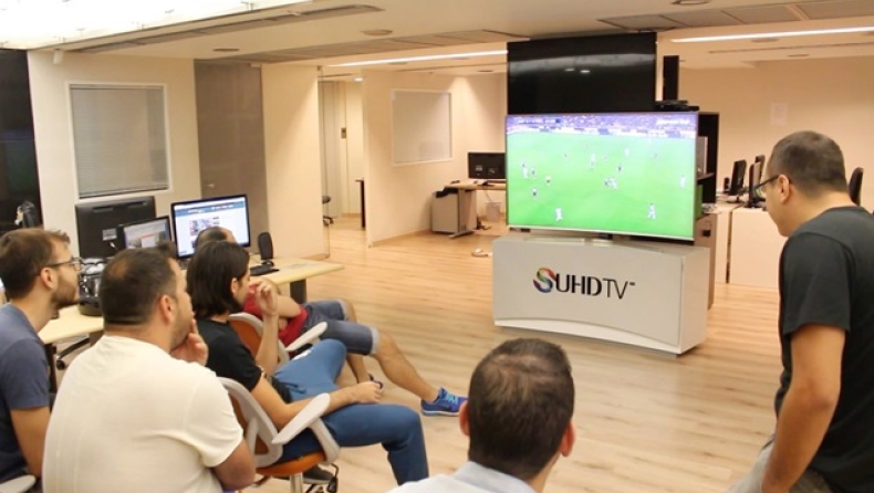 Samsung SUHD TV: Σαν να είσαι στο γήπεδο! (vid+pics)
