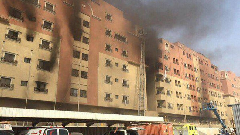 Σ. Αραβία: Έντεκα οι νεκροί από τη φωτιά σε συγκρότημα κατοικιών