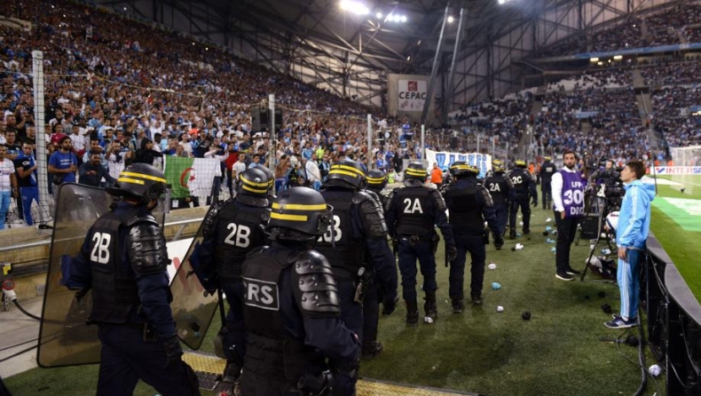 20λεπτη διακοπή στο Μαρσέιγ-Λιόν (pics & vid)