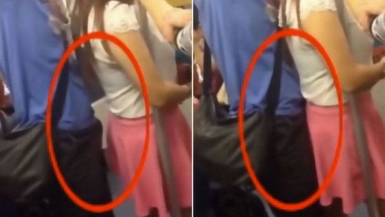 Άνδρας στο Μετρό, έτριβε τον καβάλο του σε ανυποψίαστη κοπέλα! (vid)