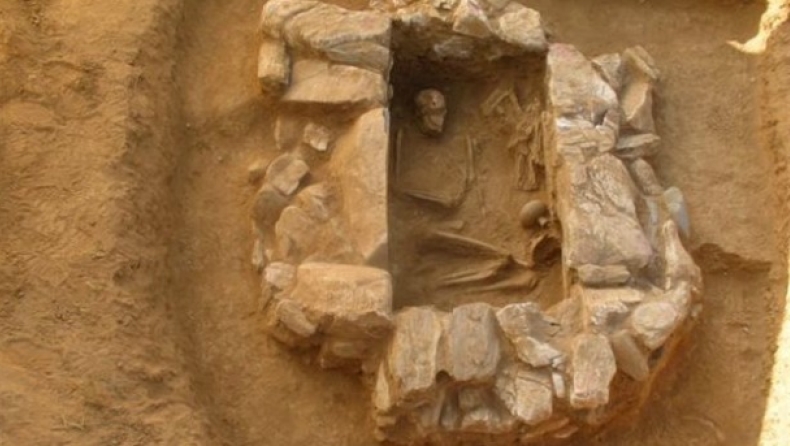 Λιθόκτιστος τάφος των Μυκηναϊκών Χρόνων ανακαλύφθηκε στη Λέσβο