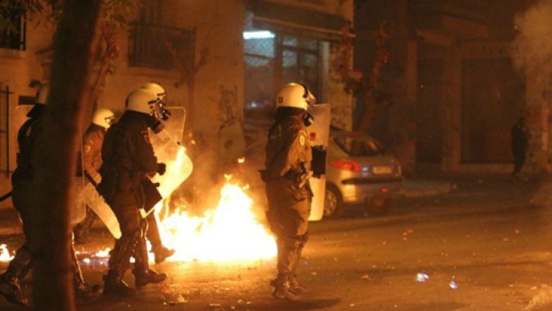 Greek police clash with protesters in central Athens