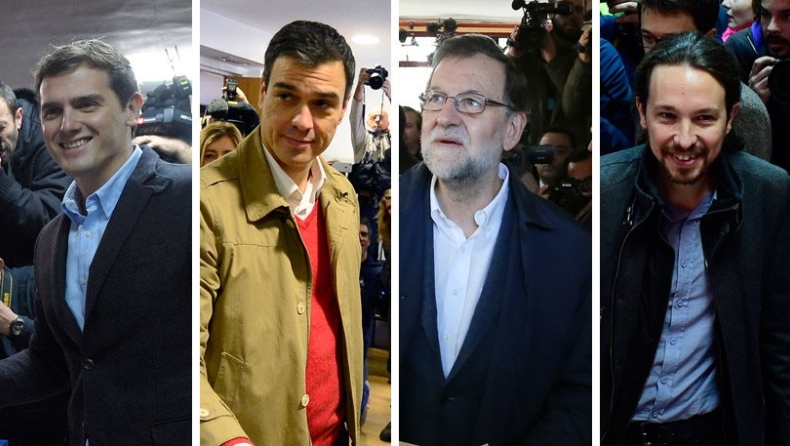 Ισπανία: Κυβέρνηση συνεργασίας δείχνουν τα αποτελέσματα στο 80%- Στο 12,30% κατέρρευσαν οι Podemos