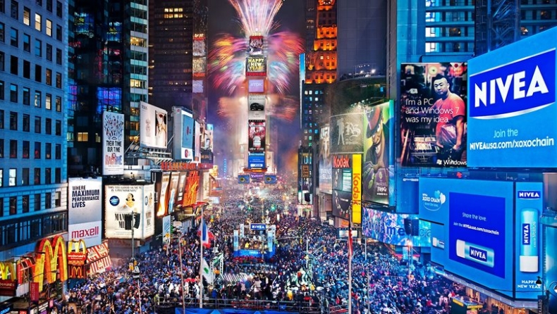 Η Times Square είναι το ασφαλέστερο μέρος για την Πρωτοχρονιά