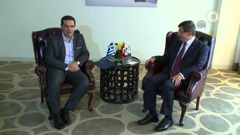 Meeting between Tsipras-Davutoglu concluded