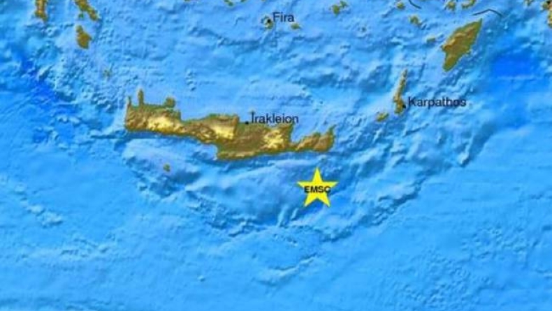 Σεισμός 4,4 Ρίχτερ στην Ιεράπετρα