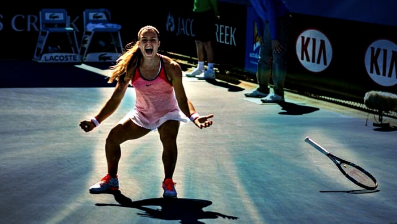 To νέο αστέρι του ελληνικού τένις Μαρία Σάκκαρη