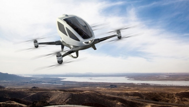 Tο πρώτο drone που θα παίρνει επιβάτη (vid&pics)
