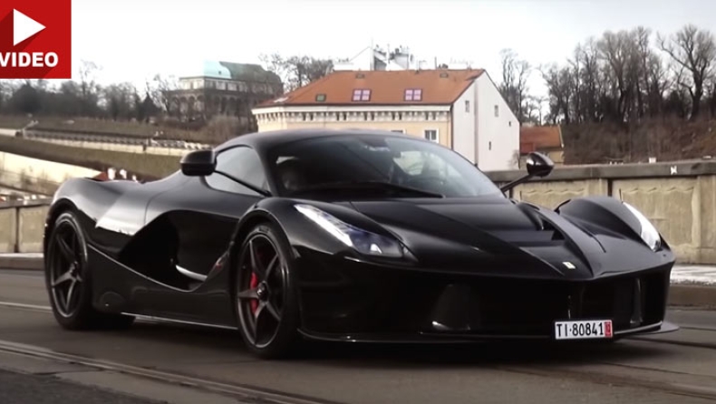 Mία LaFerrari τρομοκρατεί την Πράγα (video)