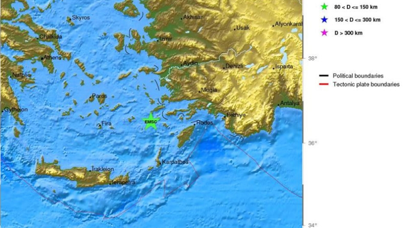 Σεισμός 4,1 Ρίχτερ στη Νίσυρο