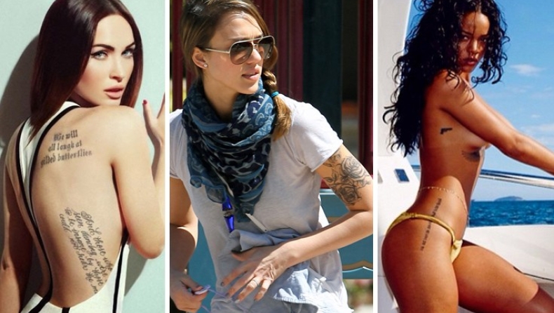 Δέκα σέξι διάσημες με τατουάζ (pics)