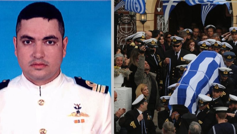 Θρήνος και συγκίνηση στην κηδεία του συγκυβερνήτη του ελικοπτέρου του Πολεμικού Ναυτικού (pics)