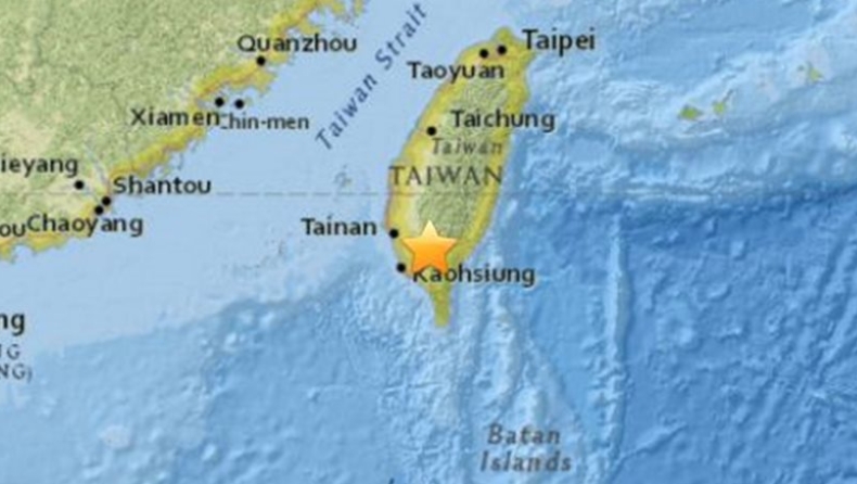 Σεισμός 6,4 της κλίμακας Ρίχτερ στην Ταϊβάν (vid & pics)